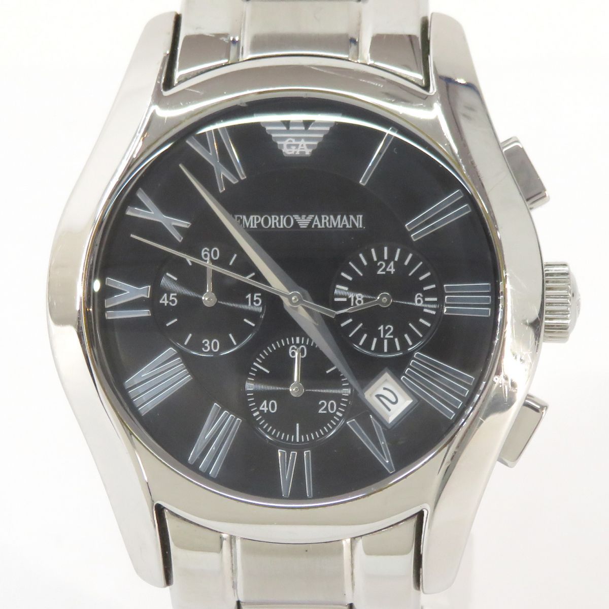 メンズ EMPORIO ARMANI エンポリオアルマーニ クロノグラフ AR-0673 