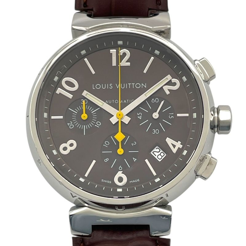 ルイ・ヴィトン LOUIS VUITTON タンブール クロノグラフ Q1121