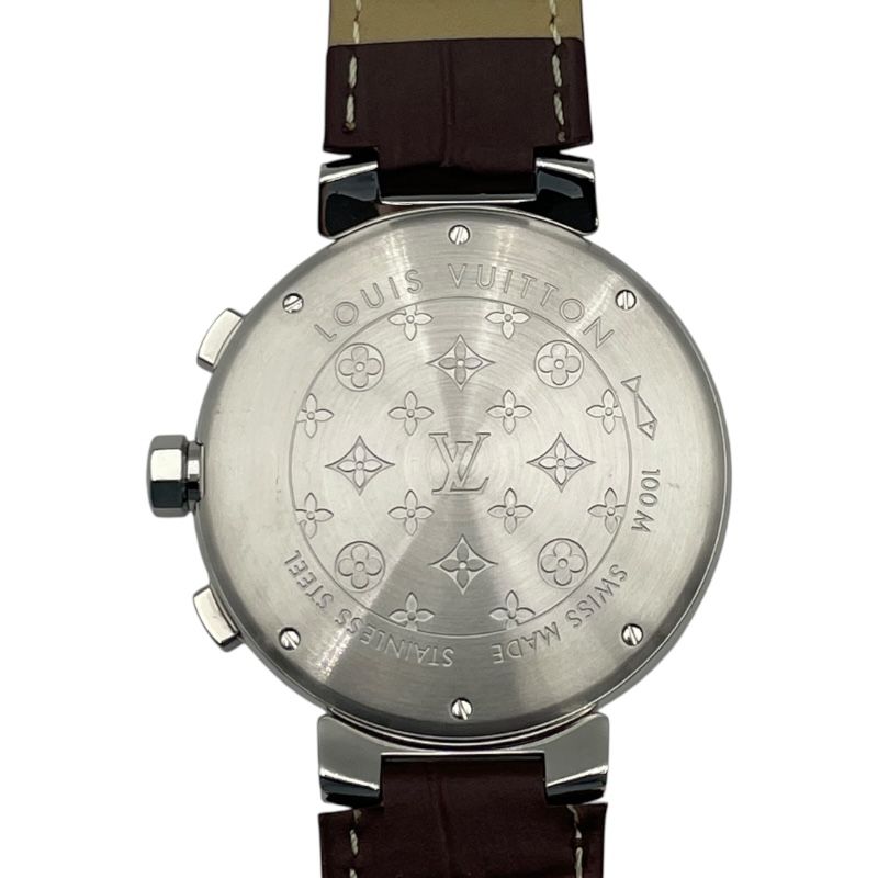 ルイ・ヴィトン LOUIS VUITTON タンブール クロノグラフ Q1121