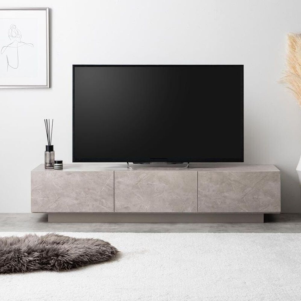 テレビ台 幅150 cm 引き出し収納付き TV台 ストーン柄 リビングボード サイドボード 収納家具 リビング収納 ホテルライク シンプル おしゃれ かわいい リビング ワンルーム 1人暮らし