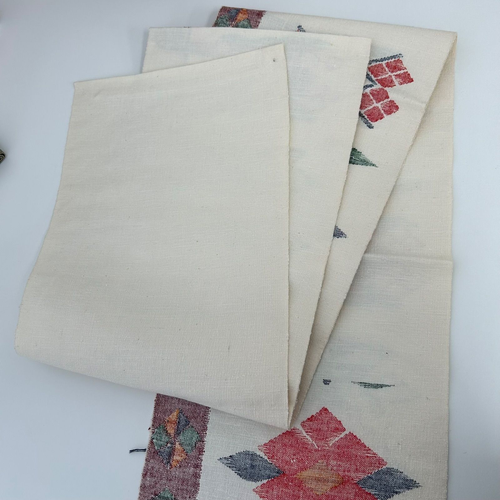 名古屋帯 真綿紬 可愛い織り出し 八寸 正絹 着物 MA-2270 - メルカリ