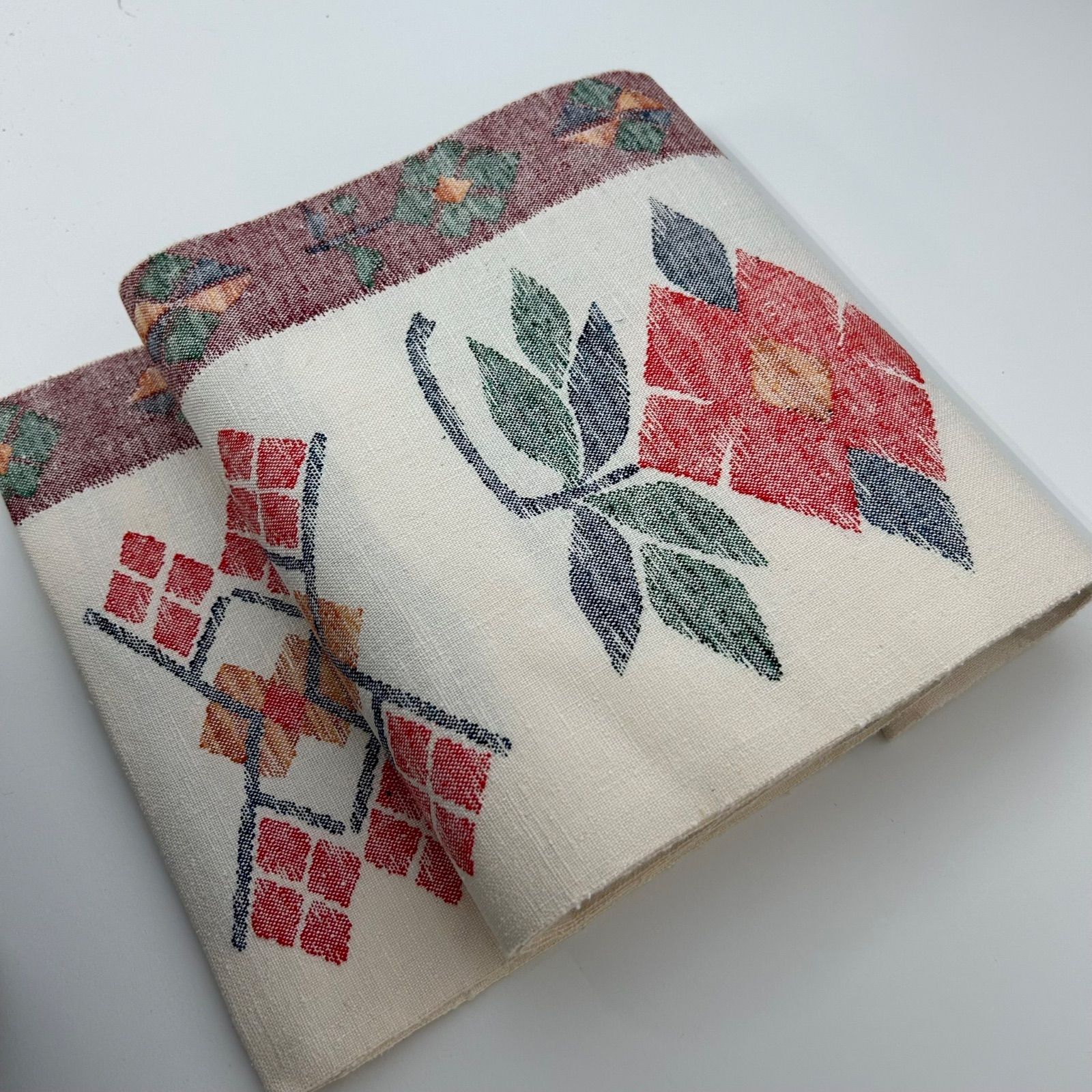 名古屋帯 真綿紬 可愛い織り出し 八寸 正絹 着物 MA-2270 - メルカリ 名古屋帯 真綿紬 可愛い織り出し 八寸 正絹 着物 MA-2270 - メルカリ