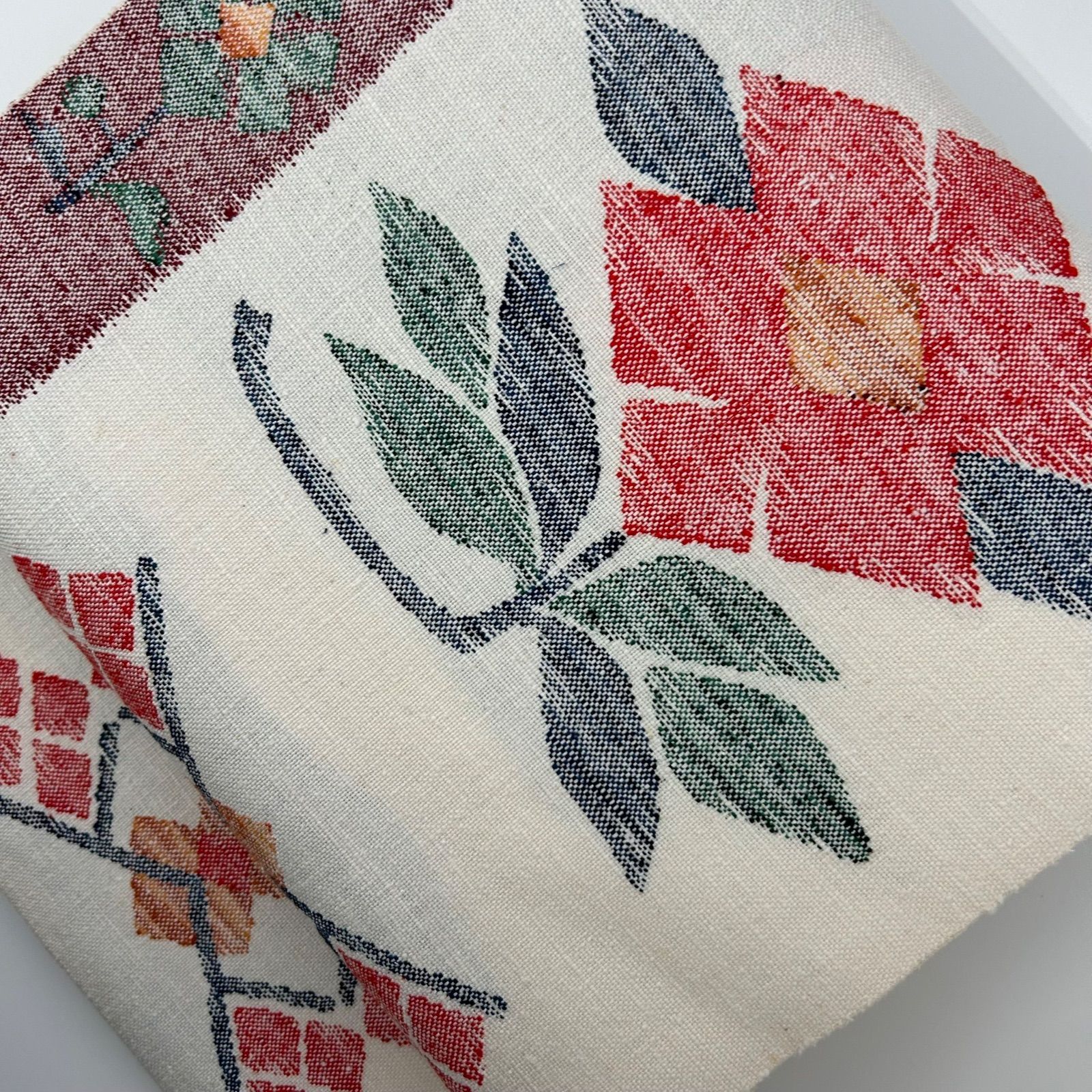 名古屋帯 真綿紬 可愛い織り出し 八寸 正絹 着物 MA-2270 - メルカリ