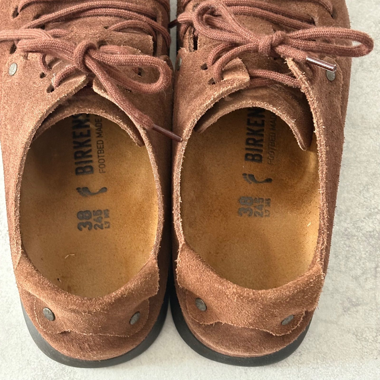 レザーサンダル ブラウン