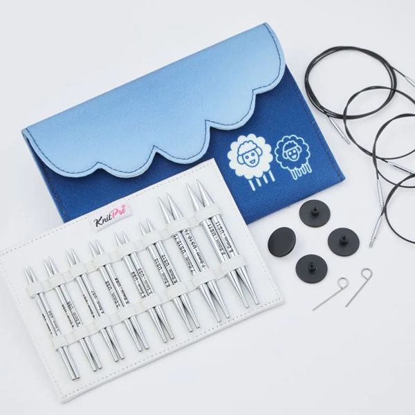  ニットプロ ノバメタル 付け替え式 輪針 短針 セット 10625 KN 回転式ケーブル 編み物 手あみ 輪針 編み物道具 毛糸