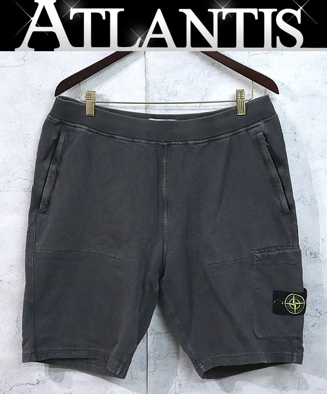 ストーンアイランド STONE ISLAND ハーフパンツ size XL グレー 17906