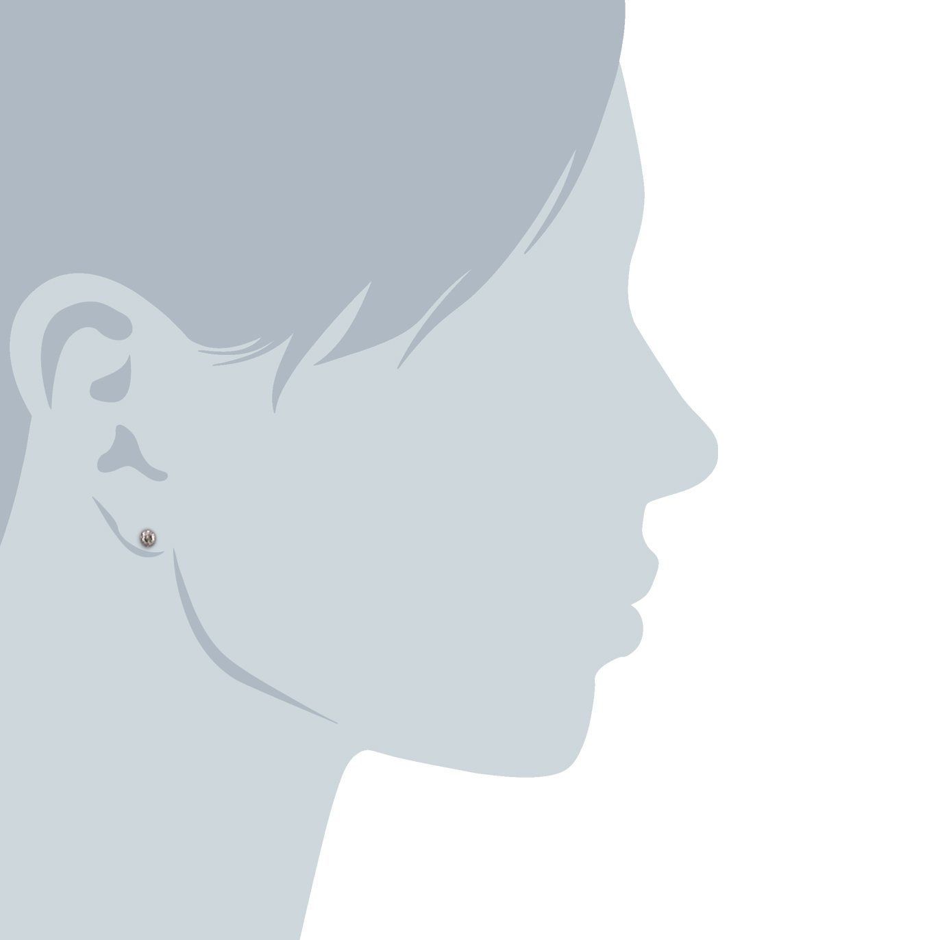 K 18 18金 PG ピンクゴールド 天然 ダイヤモンド ピアス 0.2 ct 0.1 ct×2 両耳用 ダブルロックキャッチ メンズ レディース 男女兼用