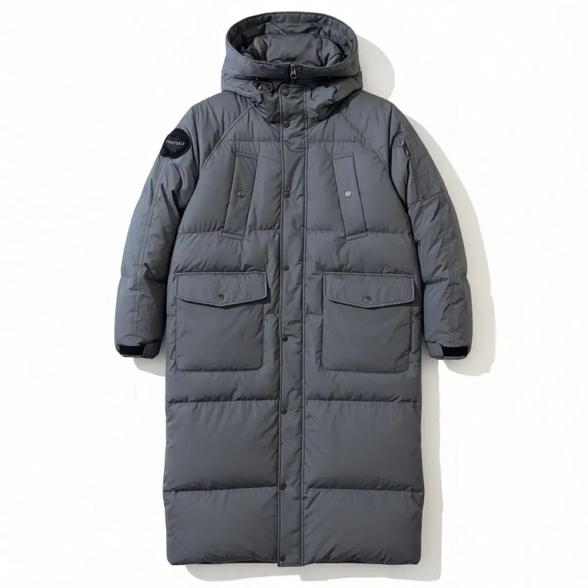 ペンフィールド ロング丈ダウンジャケット M グレー