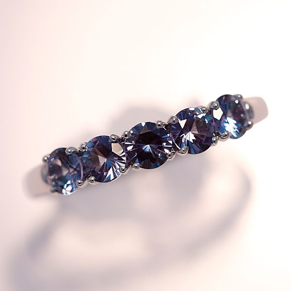 クレサンベール 京セラ アレキサンドライト リング Pt950 CRESCENT