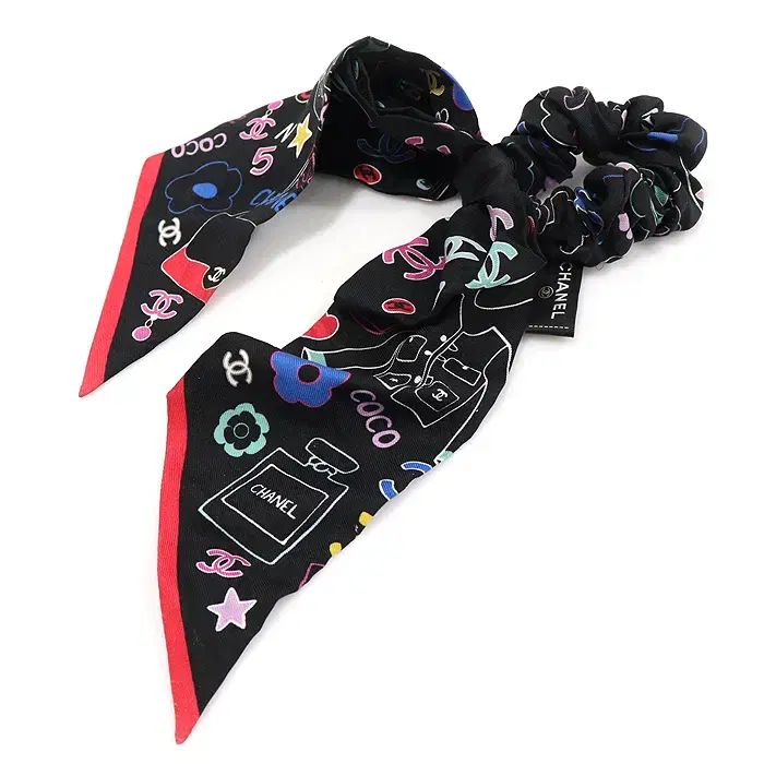 シャネル 24 A AAA 217 シルク シュシュ ヘアバンド