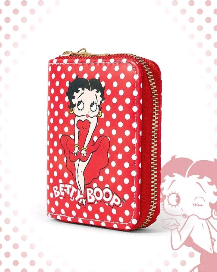 Betty Boop ベティちゃん 財布 ドット 赤 水玉 レッド ベティブープ 