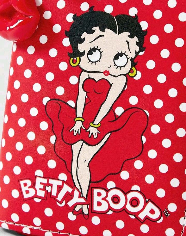Betty Boop ベティちゃん 財布 ドット 赤 水玉 レッド ベティブープ 