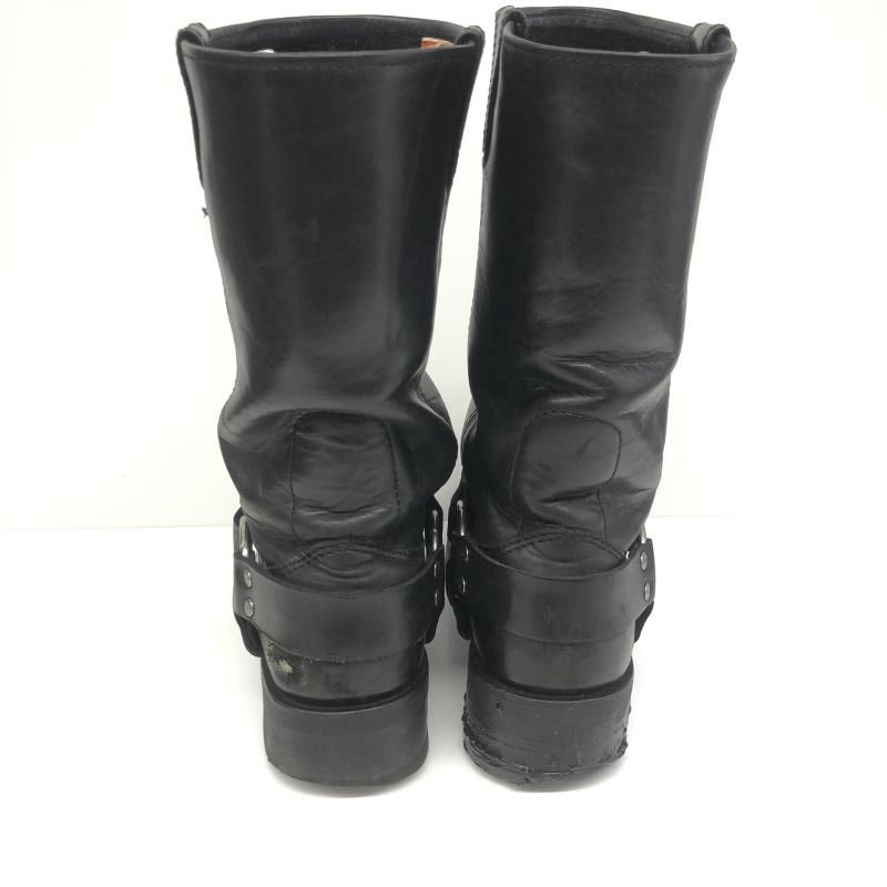 【】HARLEY DAVIDSON リングブーツ エンジニアブーツ 25.5cm ブラック ハーレーダビッドソソン[66]