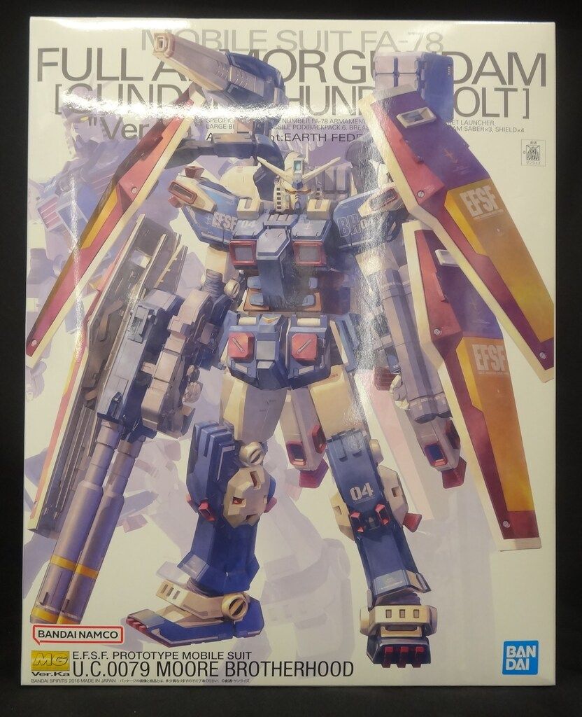 BANDAI SPIRITS MG 1 100 バンダイナムコ版 フルアーマー ガンダム Ver Ka GANDAM THUNDERBOLT版 機動戦士ガンダム サンダーボルト