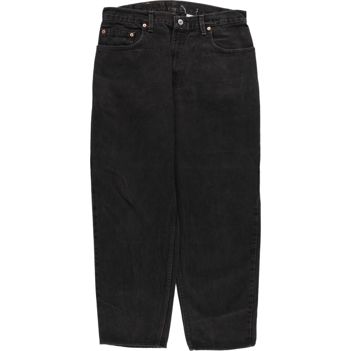 古着 00年代 リーバイス Levi s RED TAB ブラックデニム テーパードデニムパンツ メンズw 33相当 evb 030863
