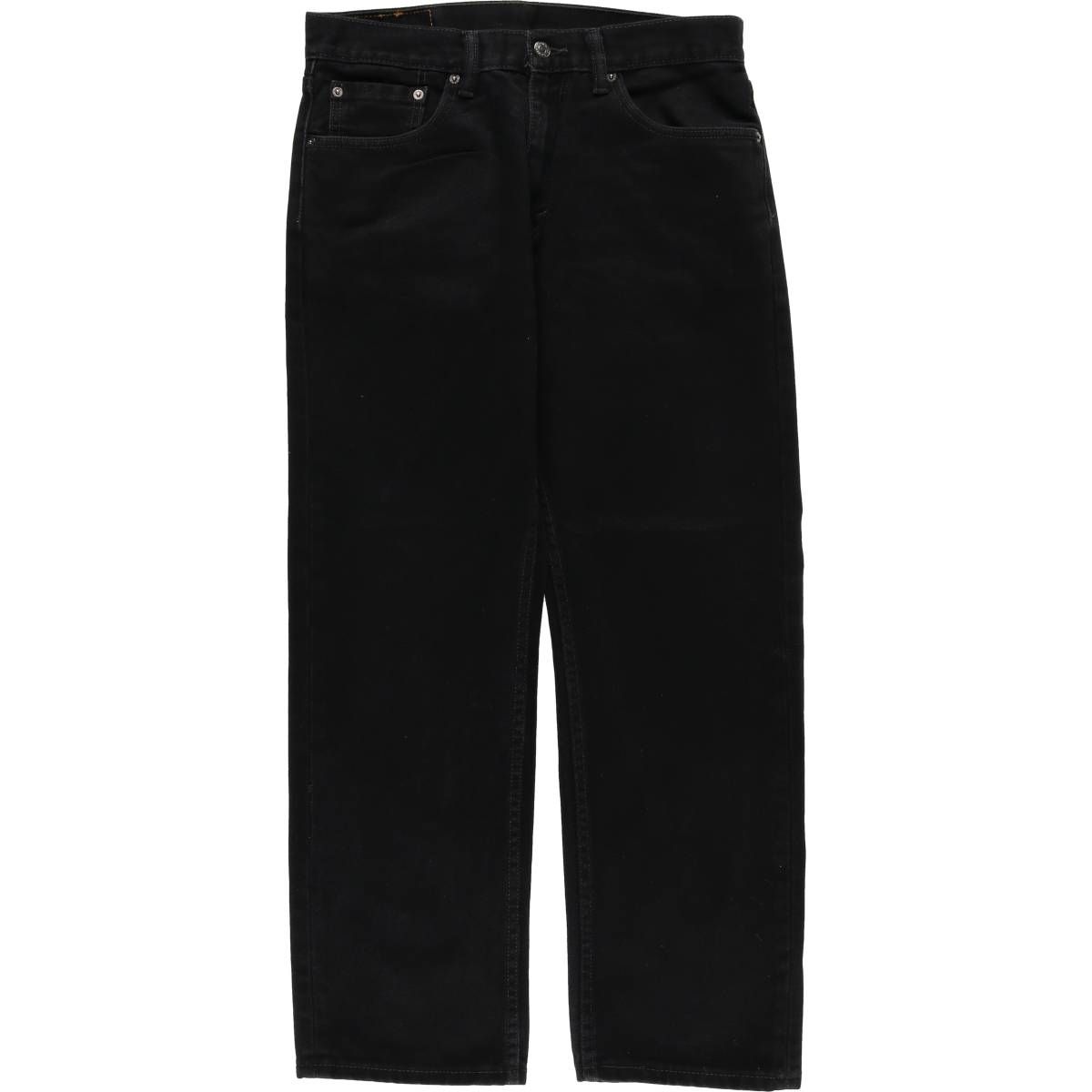 古着 リーバイス Levi s 505 ブラックデニム テーパードデニムパンツ メンズw 33相当|eaa 597536