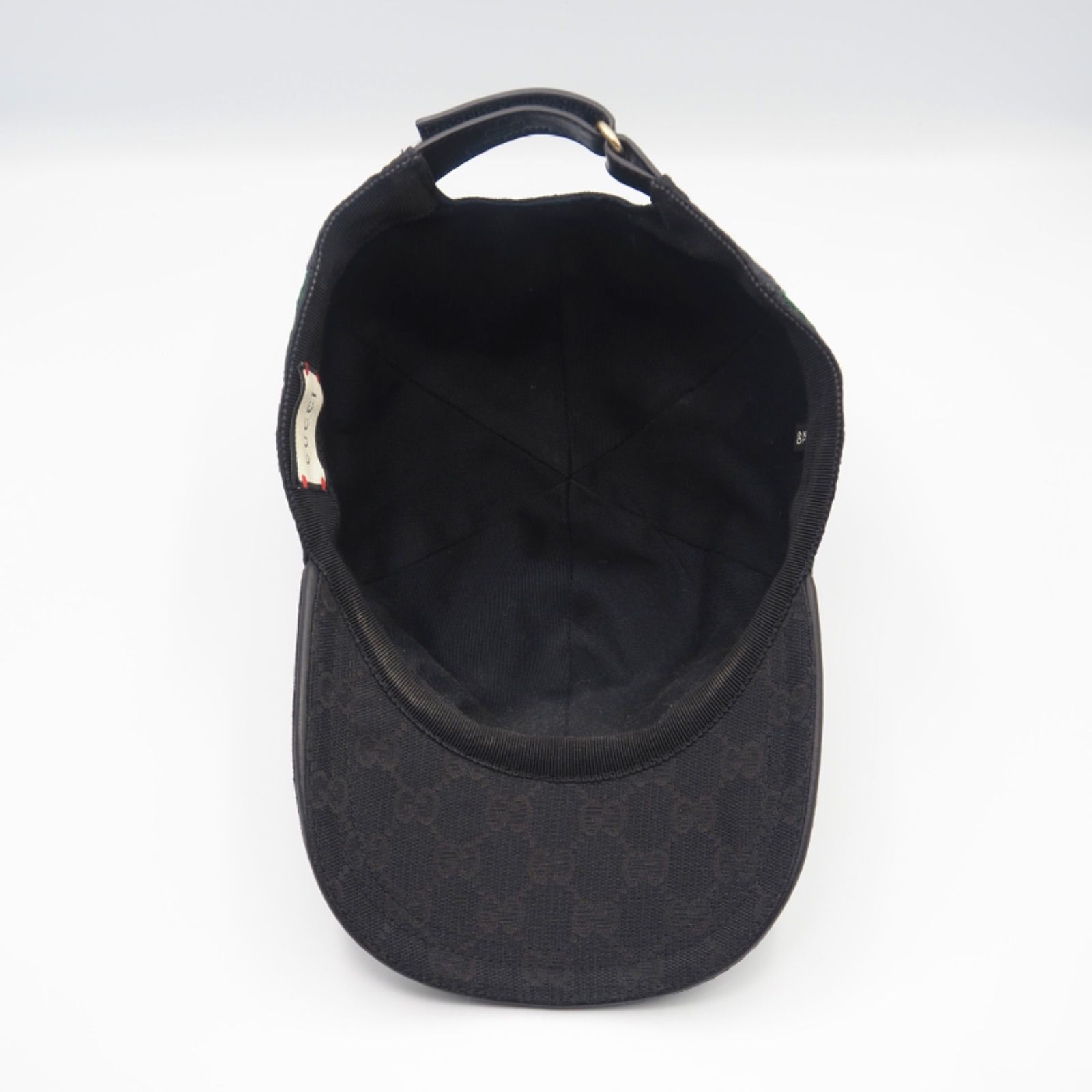 GUCCI ベースボールキャップ GGキャンバス シェリーライン グッチ