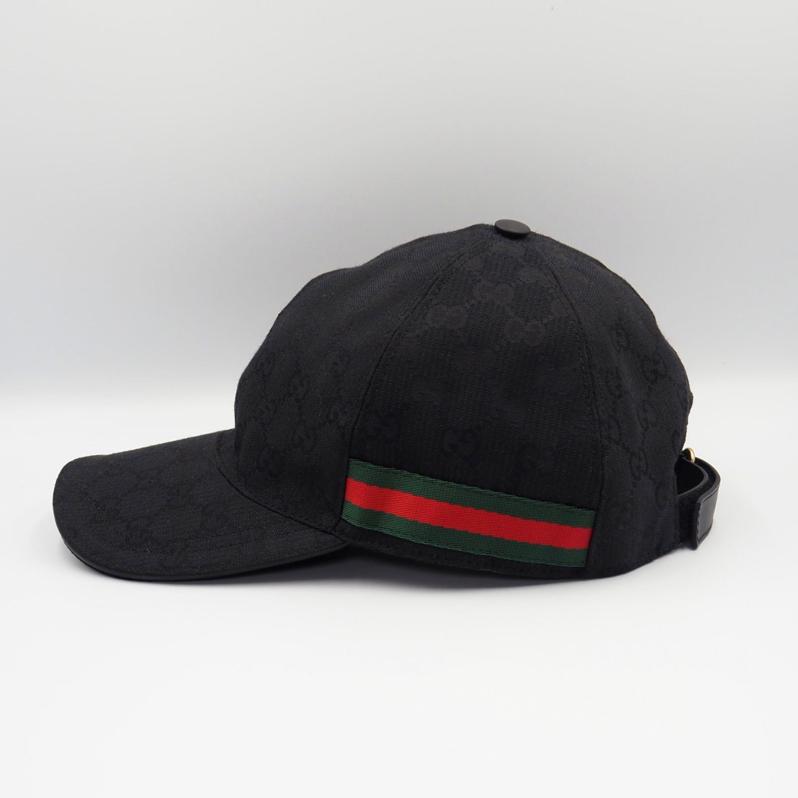 GUCCI ベースボールキャップ GGキャンバス シェリーライン グッチ