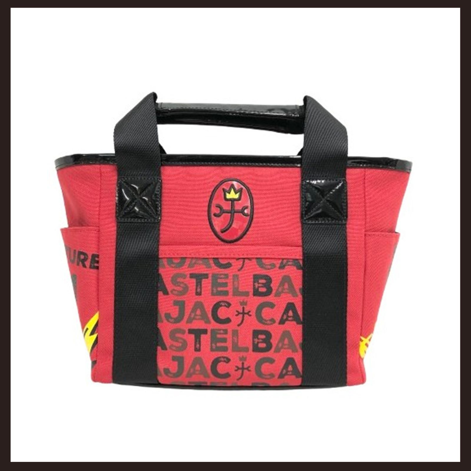 CASTELBAJAC カステルバジャック BEAR柄 カートバッグ レッド