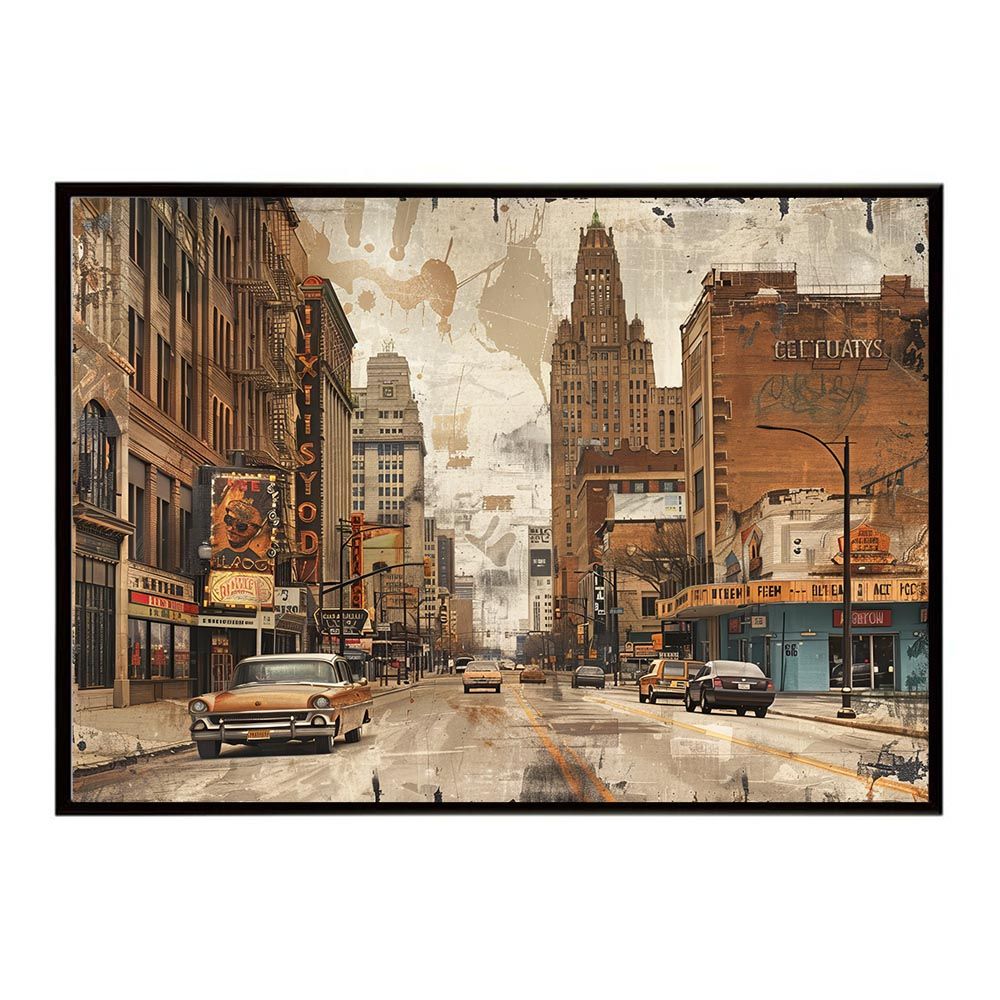 【A1サイズ（約59x84cm）】【lh-poster-8246】コンセプトアート レトロ アメリカ アメリカン ダイナー 1980 1970 1960 ポスター インテリア ネガ フィルム シャビー 古い アーカイブ フォト アート モダン