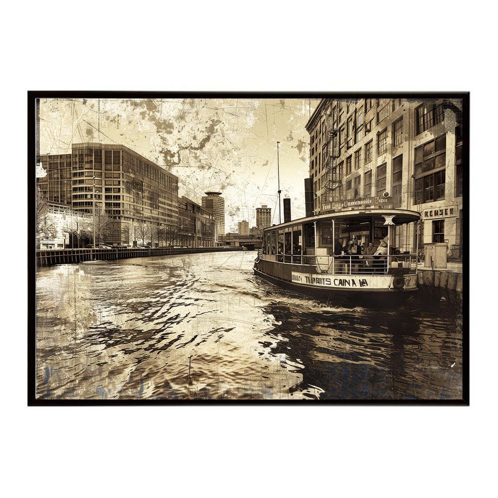 y【ビンテージ】木製火鉢 銅製内部コンパートメント付き