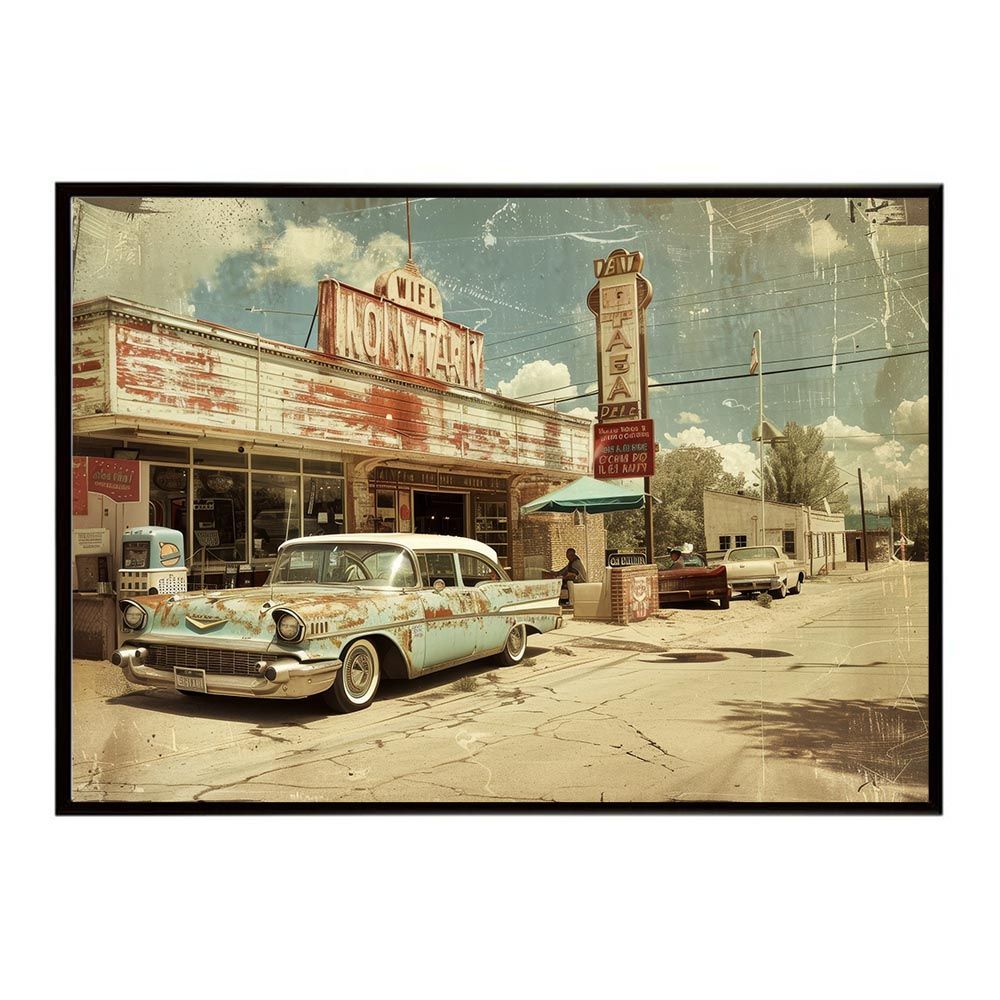 B3サイズ（約36x51cm）】【lh-poster-8275】コンセプトアート レトロ