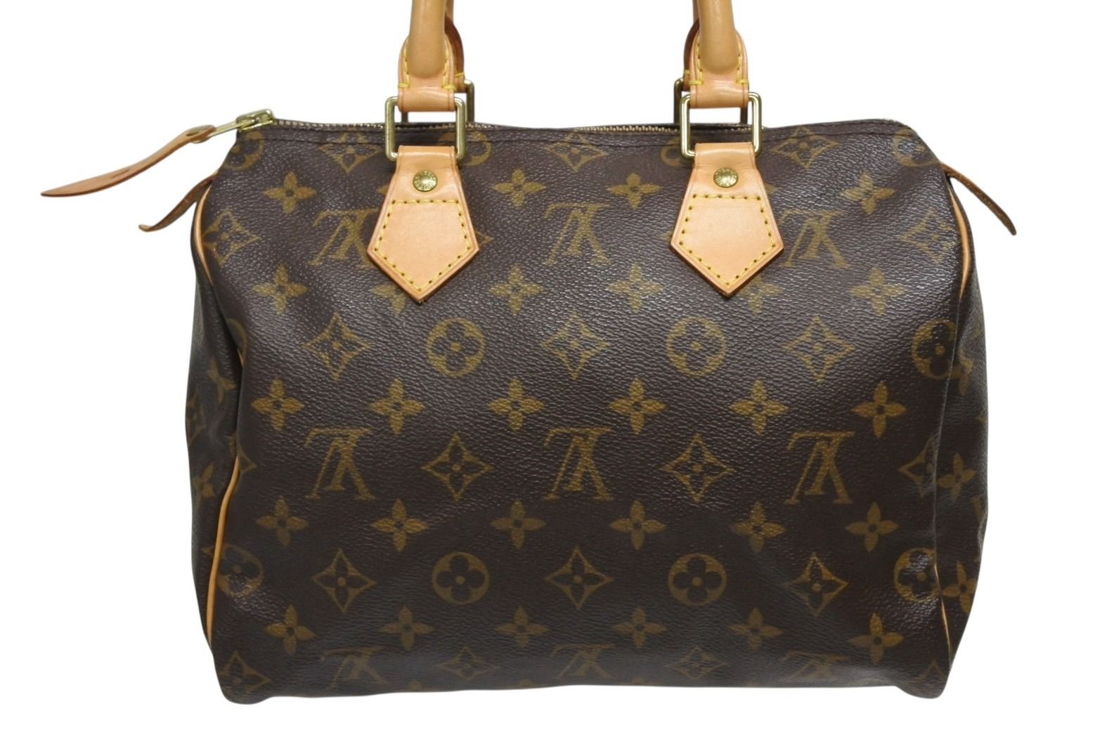 LOUIS VUITTON ルイヴィトン スピーディー25 ハンドバック M 41528 モノグラム PVC レザー 4 b 010212