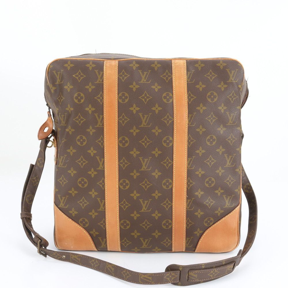 ルイヴィトン モノグラム グランマルソー M 45222 レザー ショルダーバッグ メッセンジャー ビジネス トート A 4 メンズ ERE CX 10-10