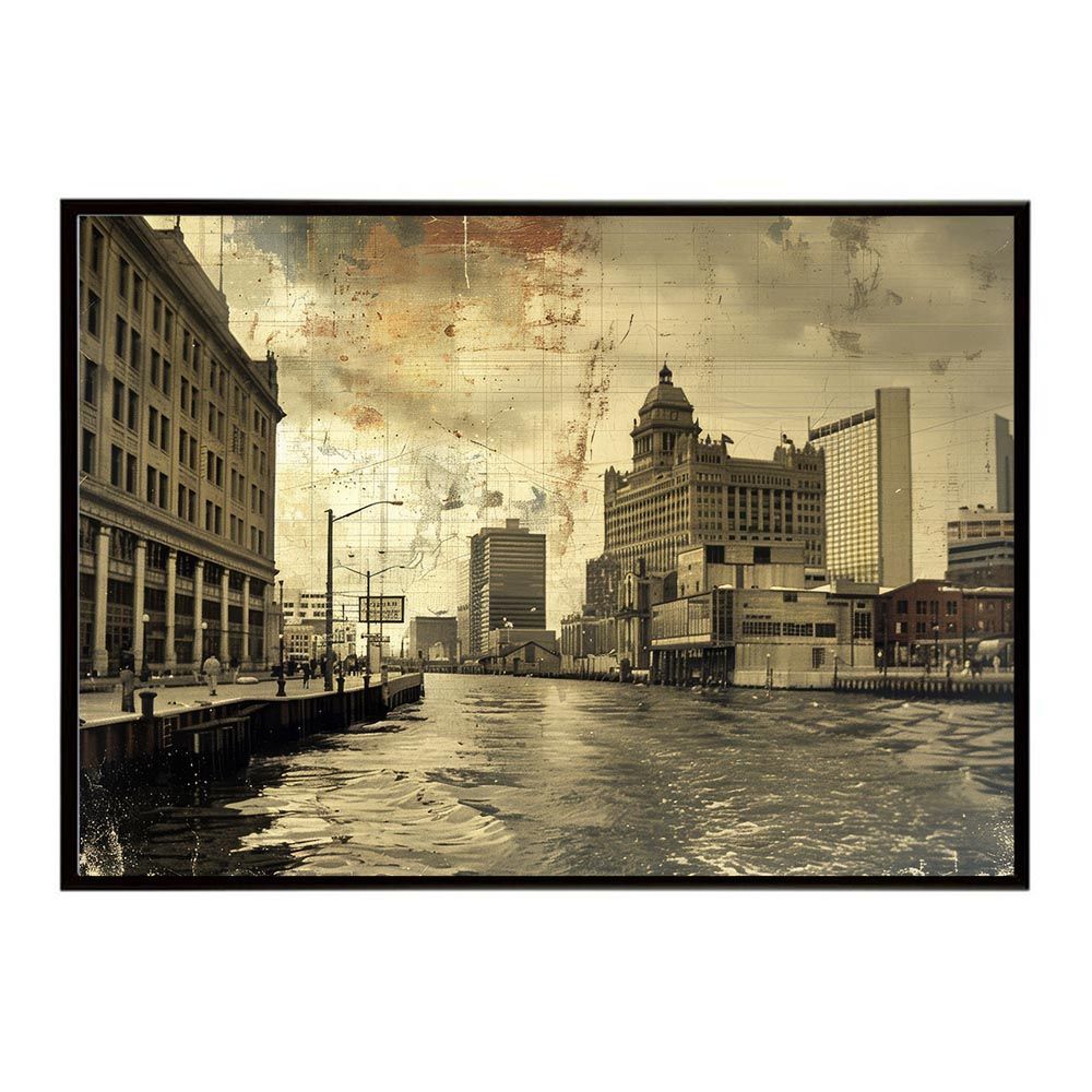 A3サイズ（約30×42cm）】【lh-poster-8296】コンセプトアート レトロ