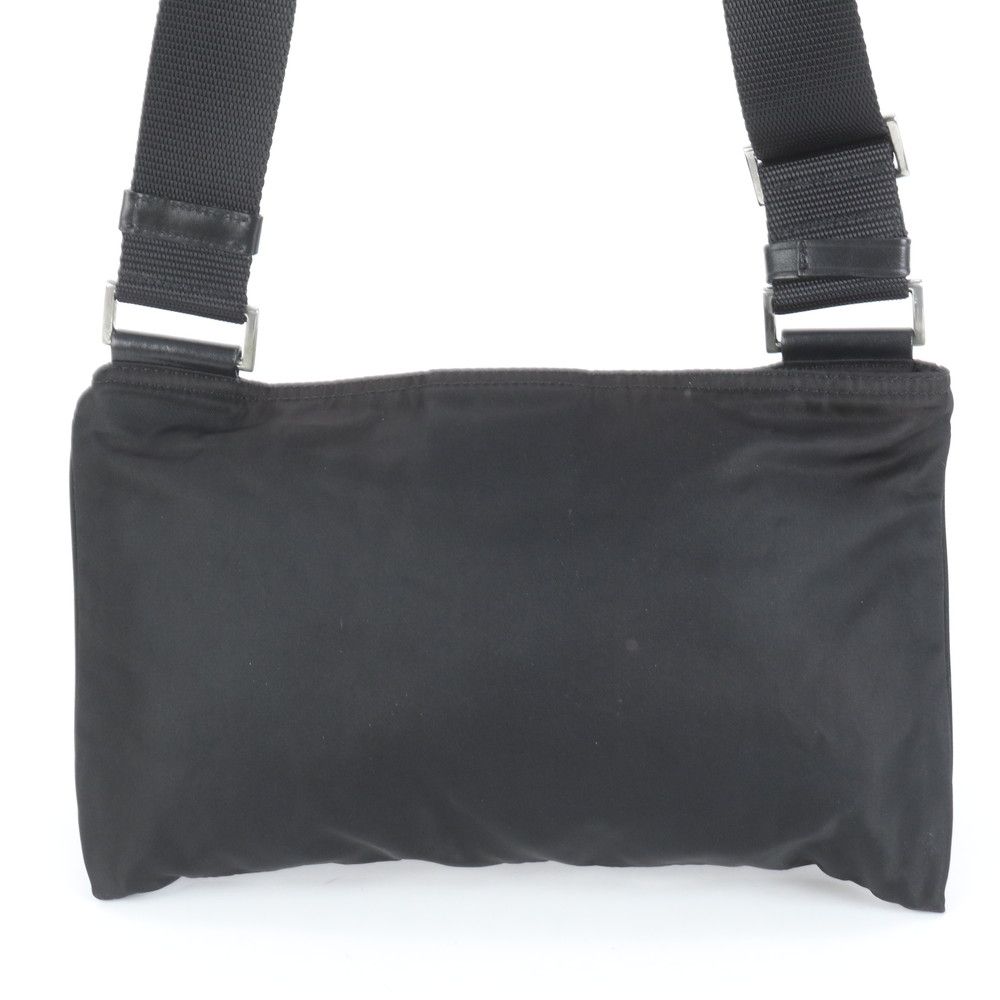 極美品 プラダ テスート ナイロン 三角 良い トライアングル ロゴ