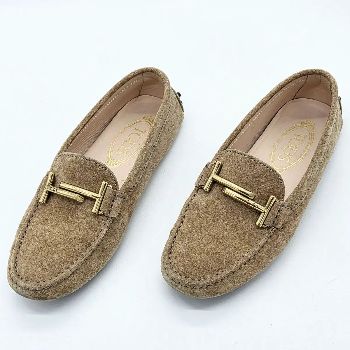 TOD S トッズ ウィメンズ ダブルT ゴンミーニ ローファー 36 1 2