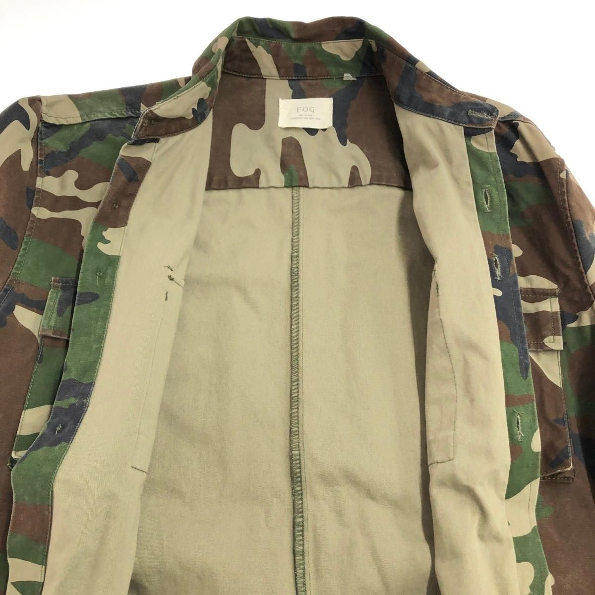 FEAR OF GOD フィアオブゴッド ミリタリージャケット サイズ:S M-65 フィールドジャケット カモフラ    グリーン メンズ / 243001003515 FEAR OF GOD フィアオブゴッド ミリタリージャケット サイズ:S M-65