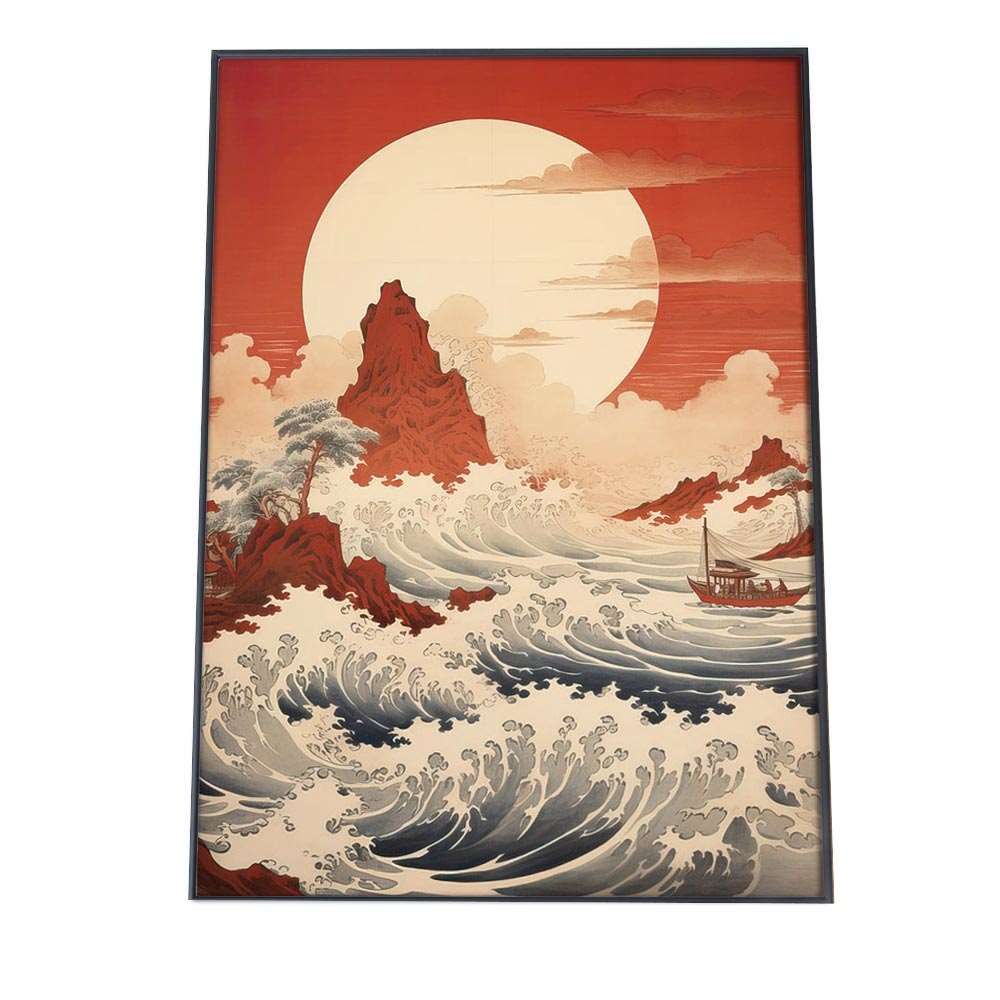 B1サイズ（約73x103cm）】【lh-poster-831】令和の浮世絵 版画風
