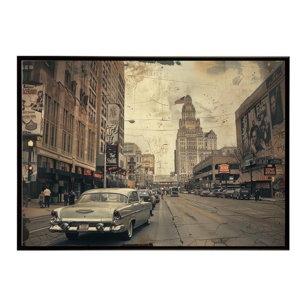【B2サイズ（約51x73cm）】【lh-poster-8315】コンセプトアート レトロ アメリカ アメリカン ダイナー 1980 1970 1960 ポスター インテリア ネガ フィルム シャビー 古い アーカイブ フォト アート モダン