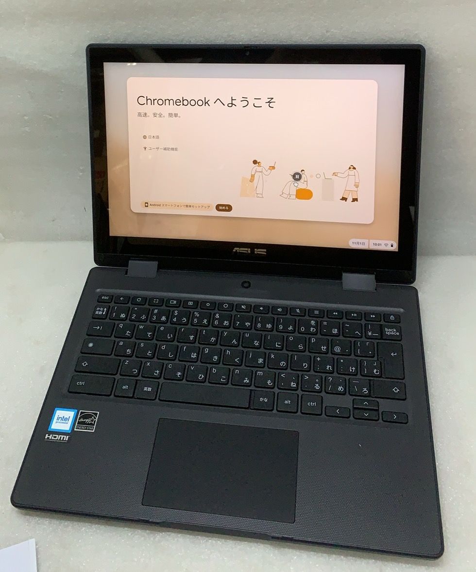 R ASUS 2 in 1 ノートパソコン Chromebook 90043 メーカー再生品 524958