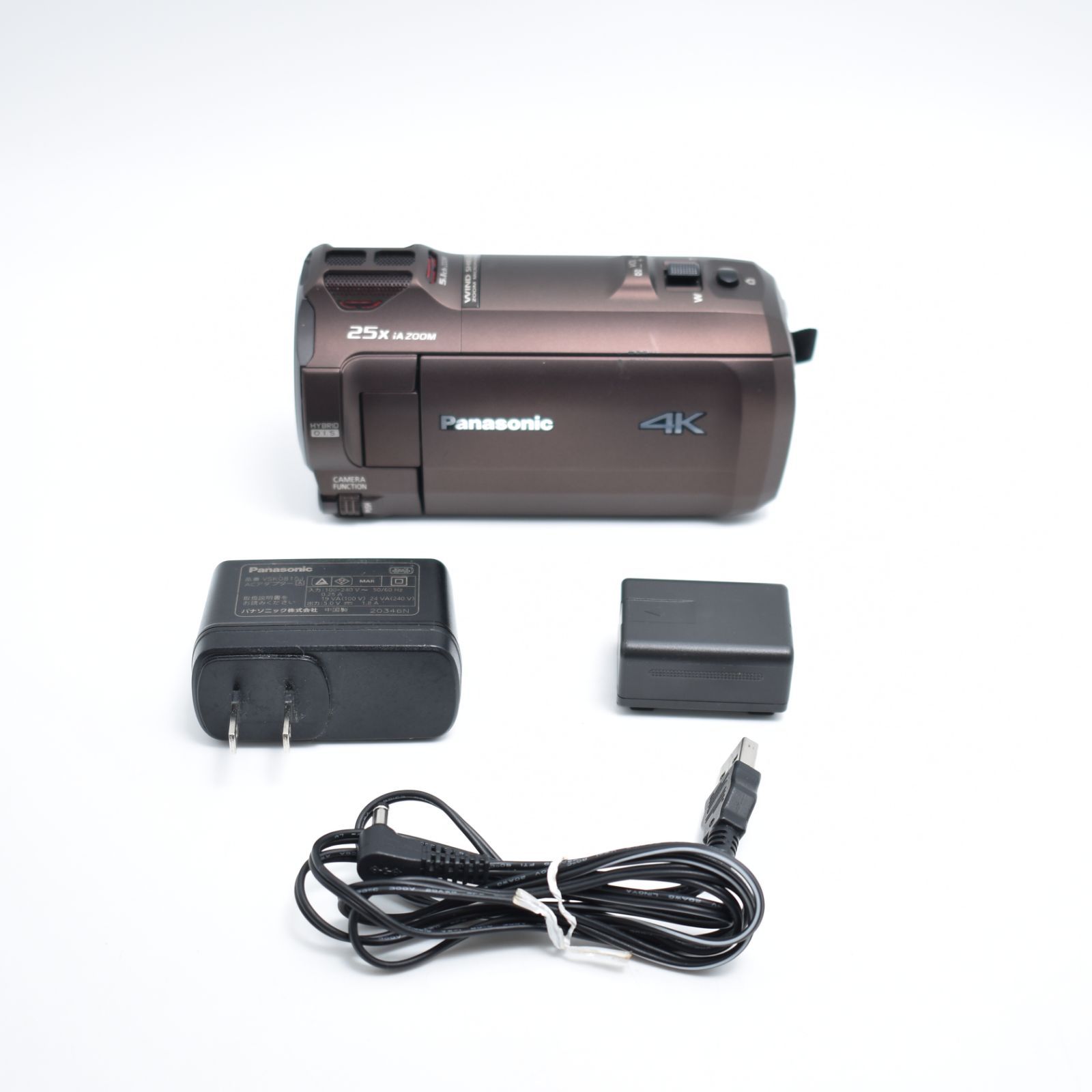 B#10621 パナソニック 4K ビデオカメラ VX992M 64GB 光学20倍ズーム