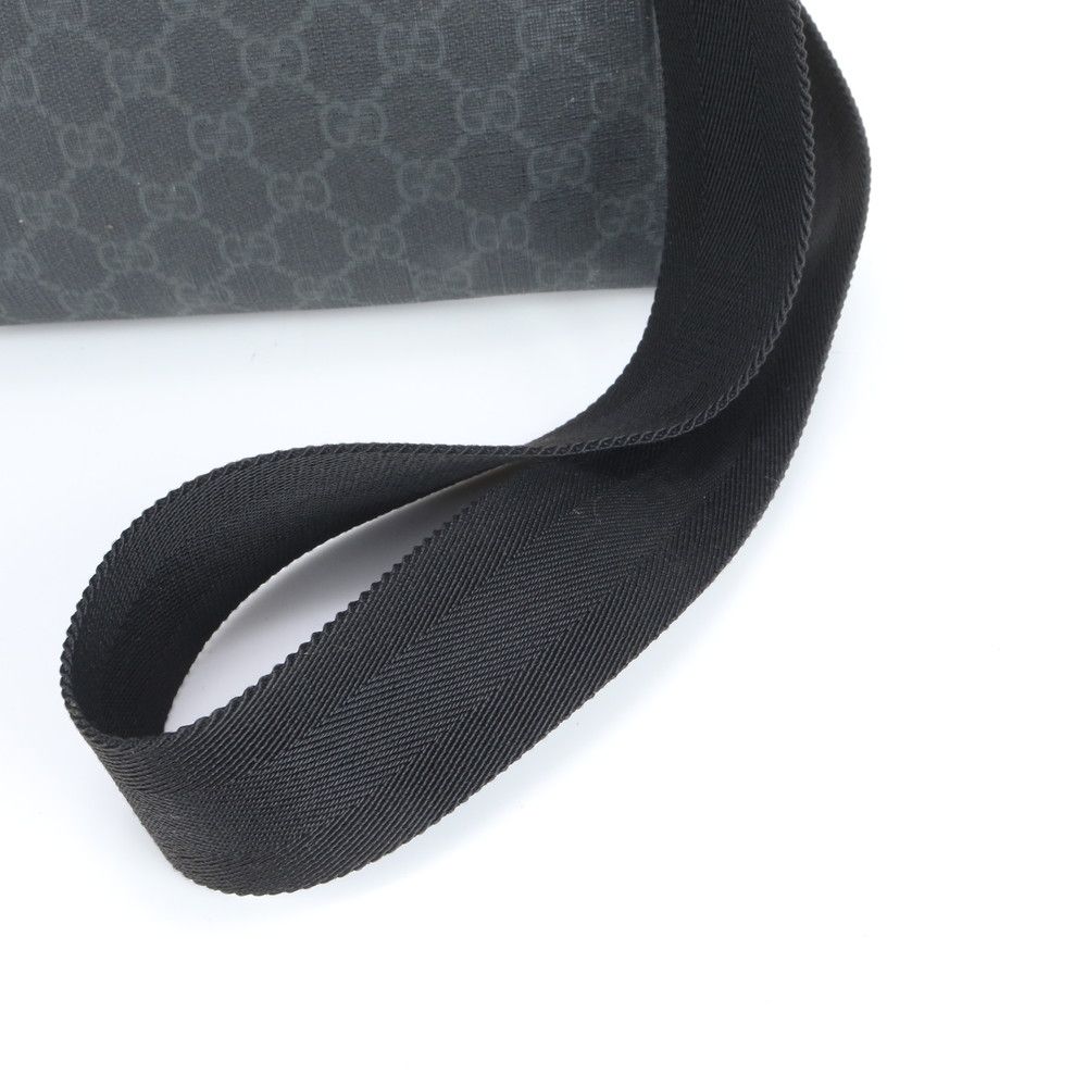 グッチ GGスプリーム 162904 レザー ショルダーバッグ 斜め掛け メッセンジャー 通勤 ブラック 黒 メンズ EEM DD 16-3