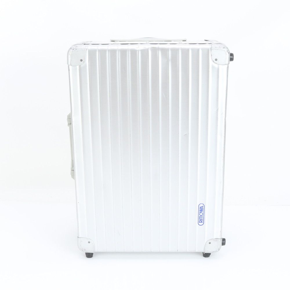 リモワ アルミニウム 2輪 スーツケース キャリーケース バッグ 出張 旅行 トランク シルバー メンズ EEM DD 18-2