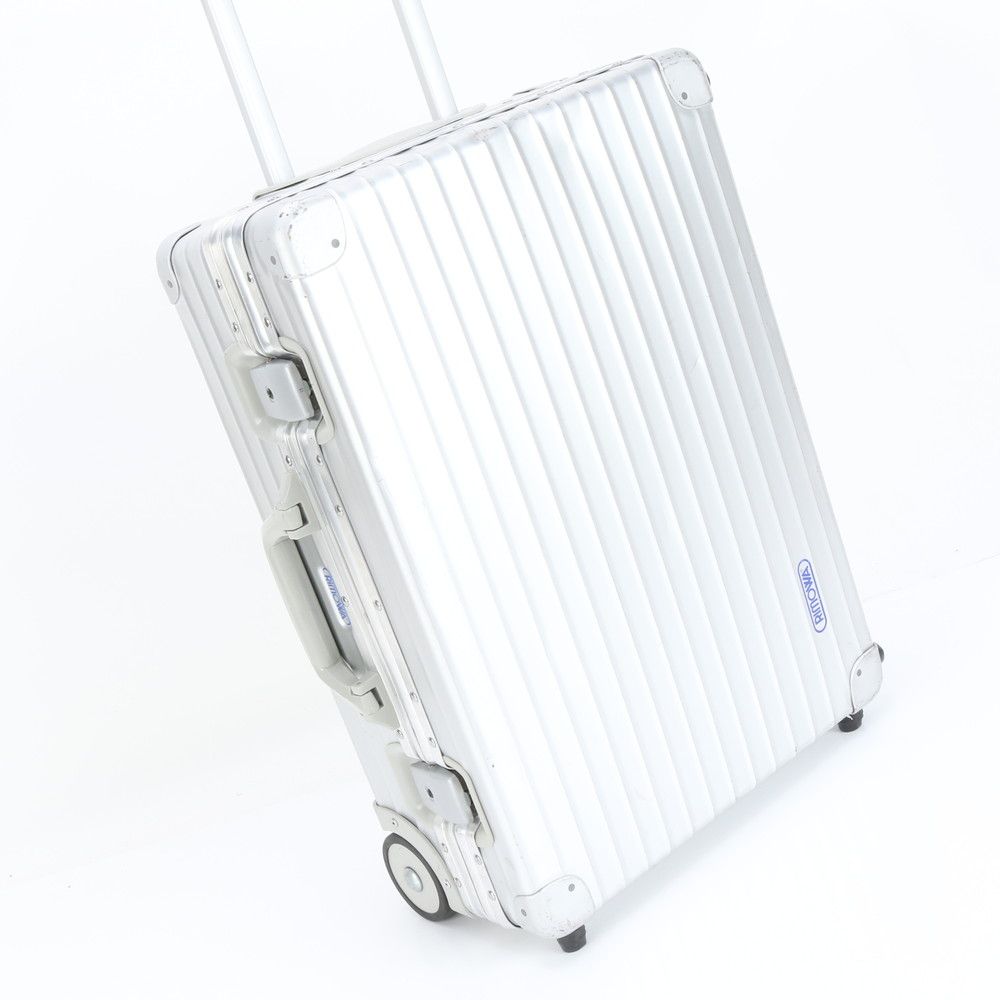 美品 リモワ アルミニウム 2輪 スーツケース キャリーケース バッグ