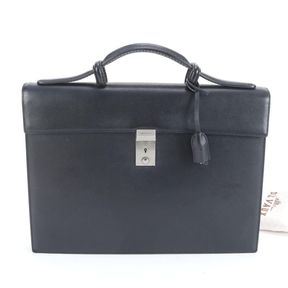 美品 デルヴォー レザー ビジネス バッグ 書類鞄 ブリーフケース 通勤