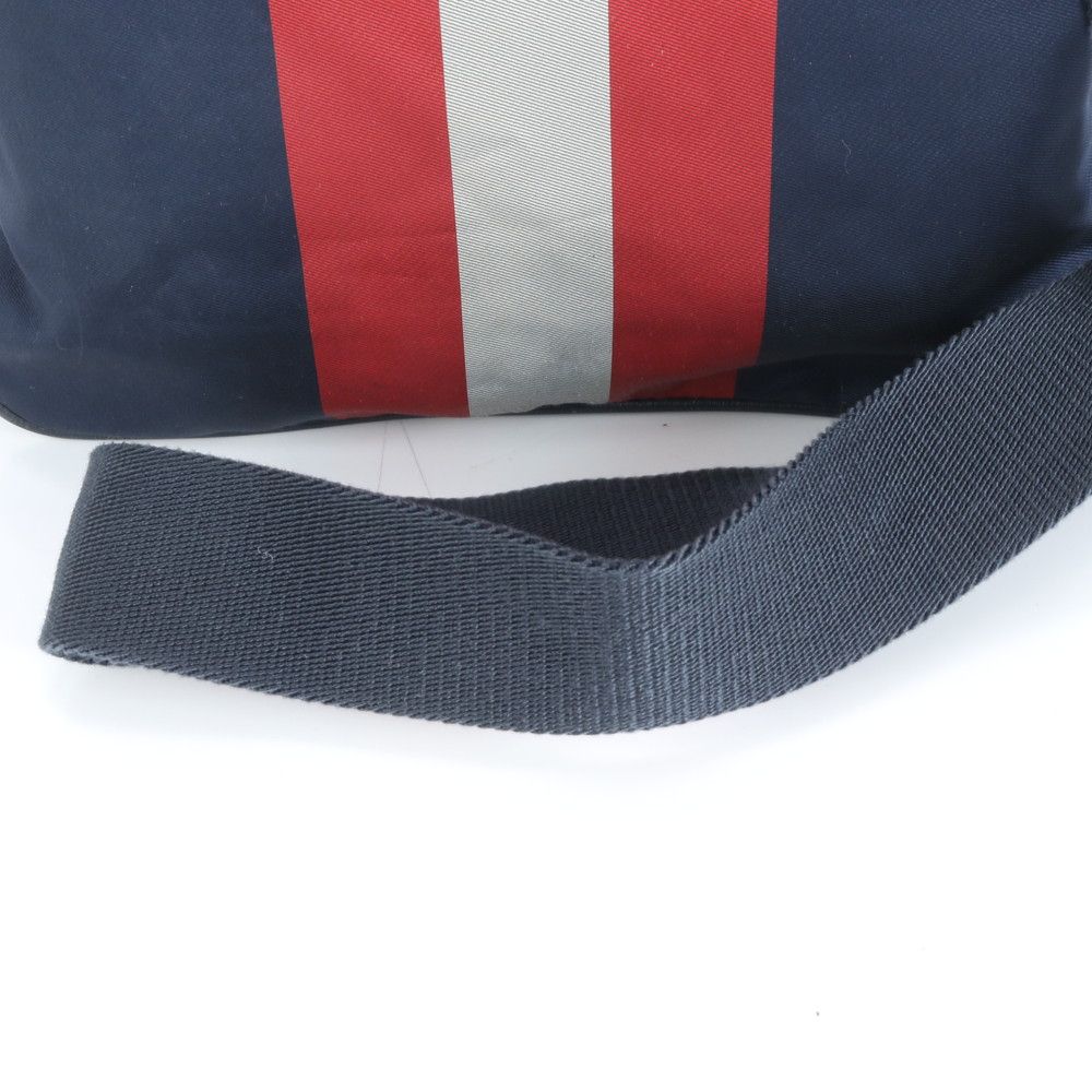 バリー レザー ナイロン ショルダーバッグ 斜め掛け メッセンジャー ビジネス 通勤 ネイビー 紺 メンズ EUM DD 8-1