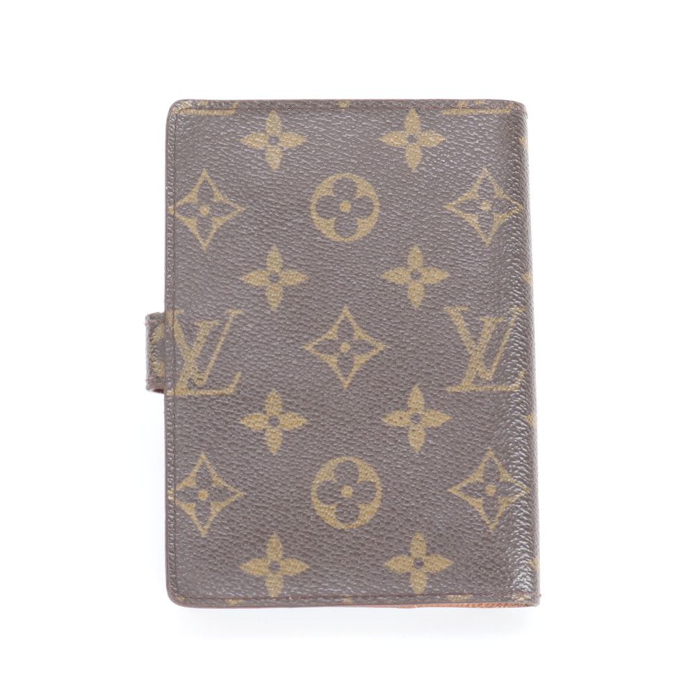 ルイヴィトン モノグラム アジェンダ PM 6穴式 手帳カバー R 20105 レザー メンズ レディース EUM DD 10 7