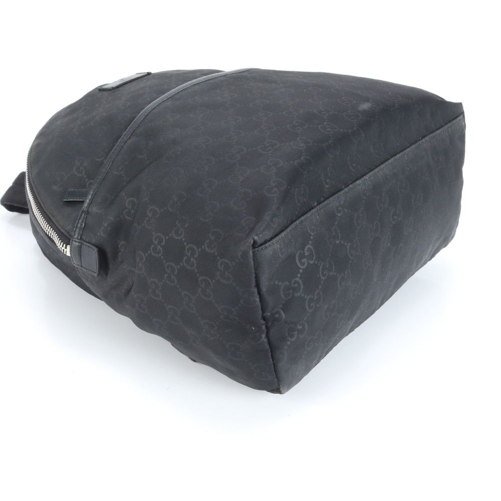 グッチ GGナイロン レザー リュックサック リュック バックパック ショルダー バッグ ブラック 黒 A 4 メンズ EEM DD 16-6 リュック バックパック バッグ メンズ