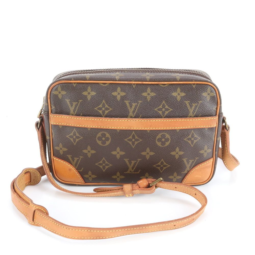 ルイヴィトン モノグラム トロカデロ24 M 51276 レザー ショルダーバッグ 斜め掛け メッセンジャー 通勤 メンズ EUM DD 9 3