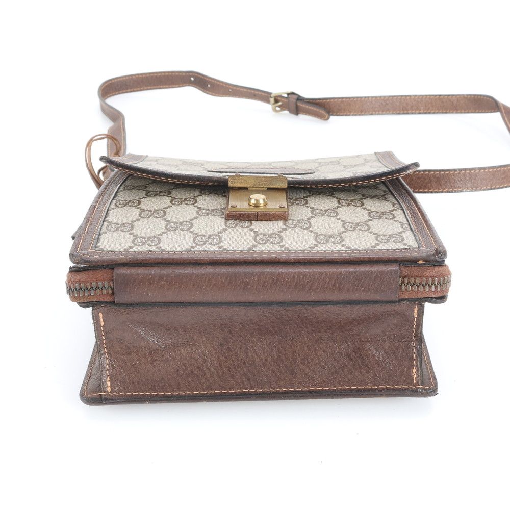 美品 ヴィンテージ オールド グッチ GGスプリーム レザー ショルダー