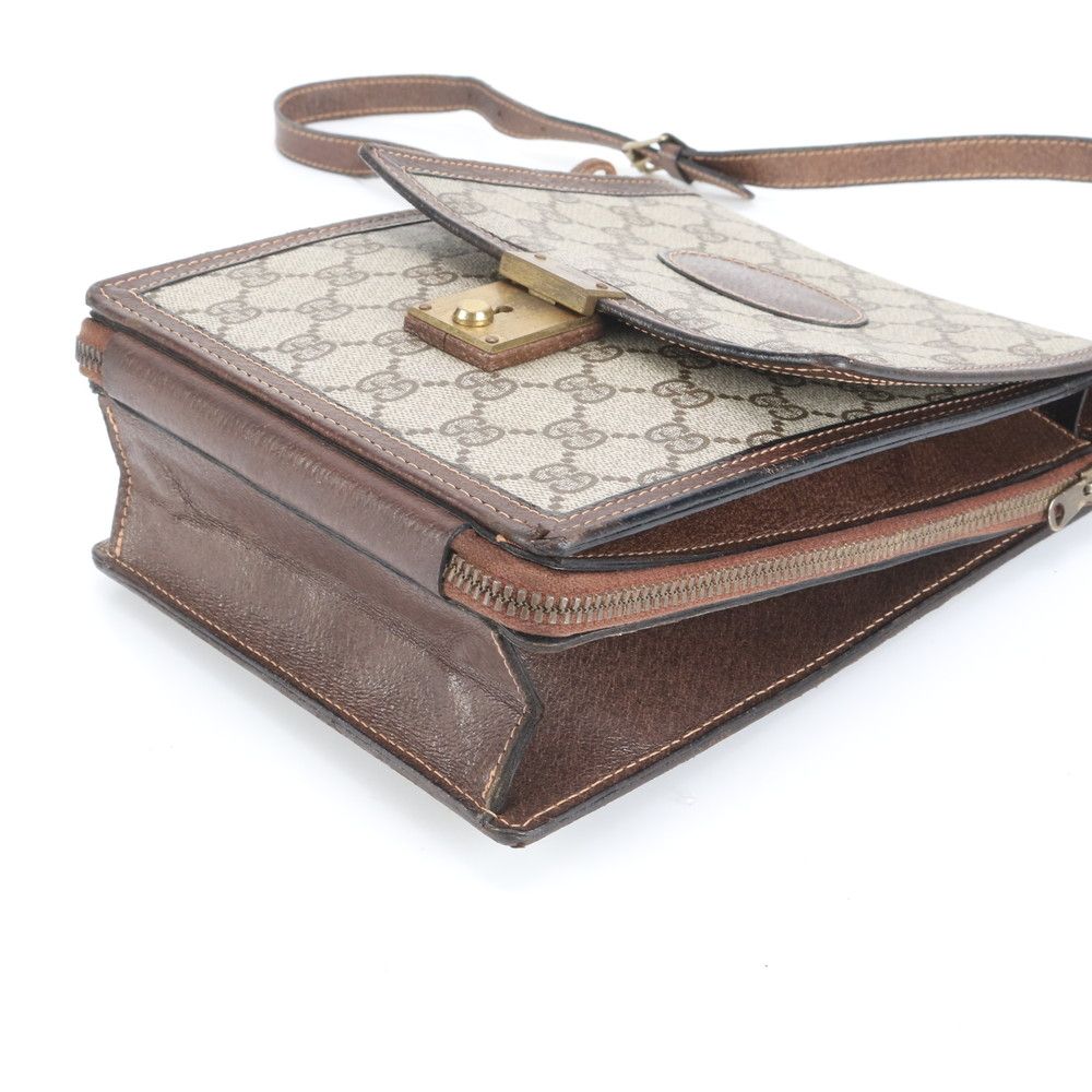 美品 ヴィンテージ オールド グッチ GGスプリーム レザー ショルダー