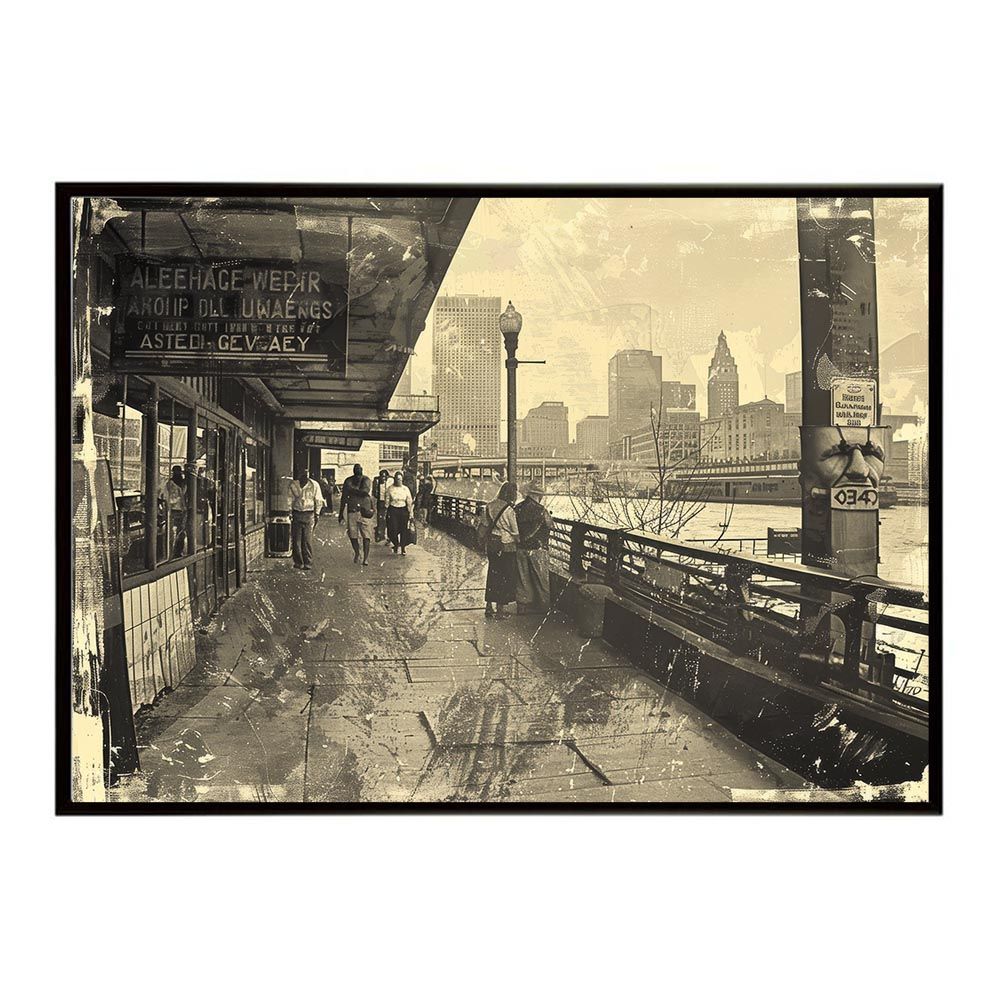 A1サイズ（約59x84cm）】【lh-poster-8386】コンセプトアート レトロ