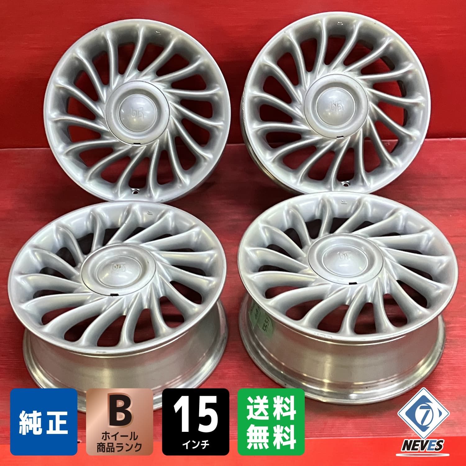 ホイール 15 x 6 0 39 100 4 H トヨタ bB 4本SET