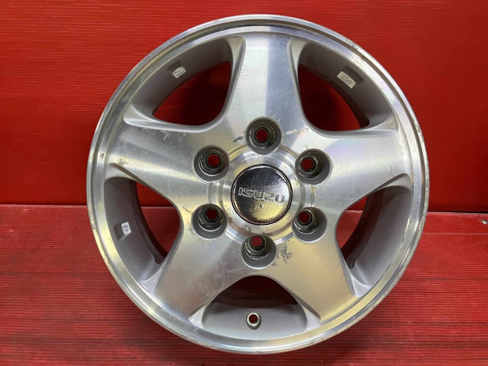 ホイール 15 x 5 45 139 7 6 H いすゞ コモ 4本SET