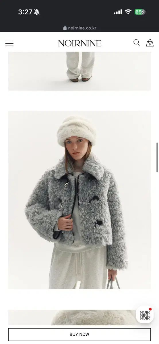 アトリエナイン ファージャケット グレー